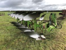 Dowdeswell DP7D2 5 furrow (4+1) reversible plough. Serial No: 871234950