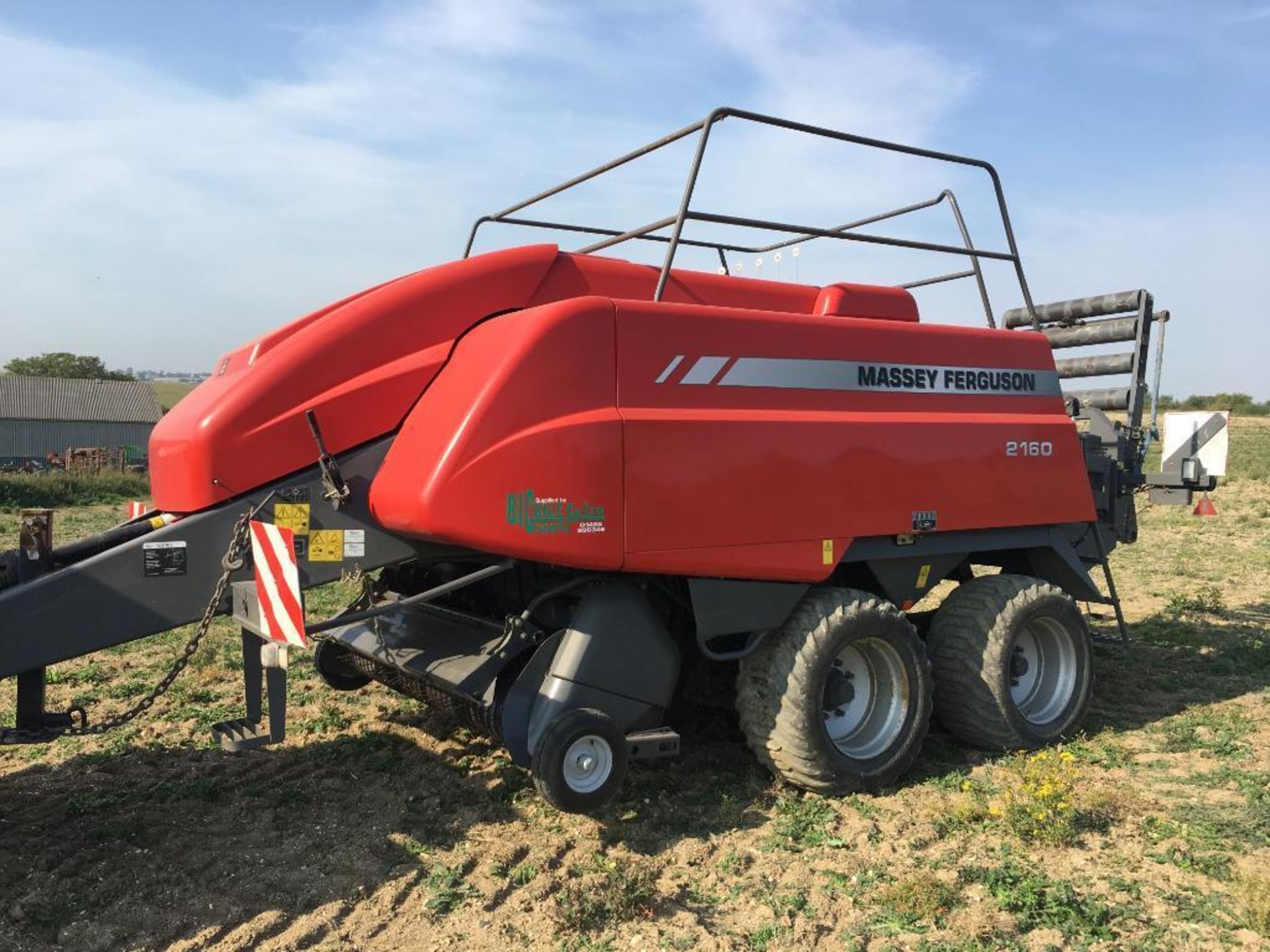 2008 Massey Ferguson MF2160 Big Baler twin axle with air and hydraulic brakes, 70x120 bale size. Ser - Image 32 of 32