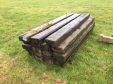 Quantity of railway sleepers