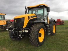 2017 JCB Fastrac 3230 Xtra 65Kph 4WD tractor with Zuidberg front linkage, 4 electric spool valves, a