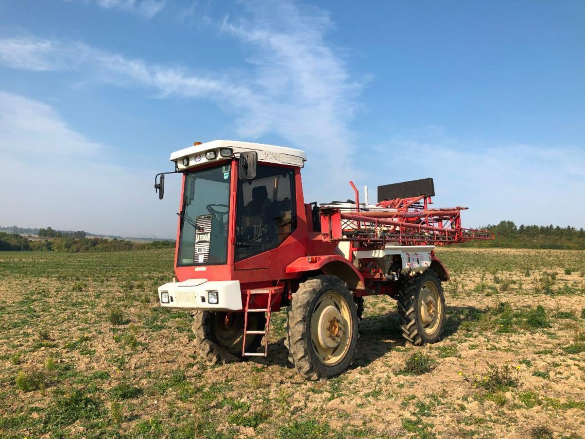 2000 Bateman RB15 24m self-propelled sprayer with 2500L tank, contour booms on 320/85R36 wheels and - Image 2 of 21