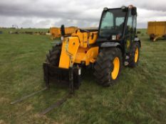 2008 JCB 535-95 Agri-Super materials handler on 460/70R24 wheels and tyres with boom suspension, rea