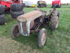 1953 Ferguson TEF 2WD diesel tractor. Reg: LTM54. Serial No: TEF319049