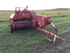 Massey Ferguson 20-8 conventional baler. Serial No: E5327717. NO VAT