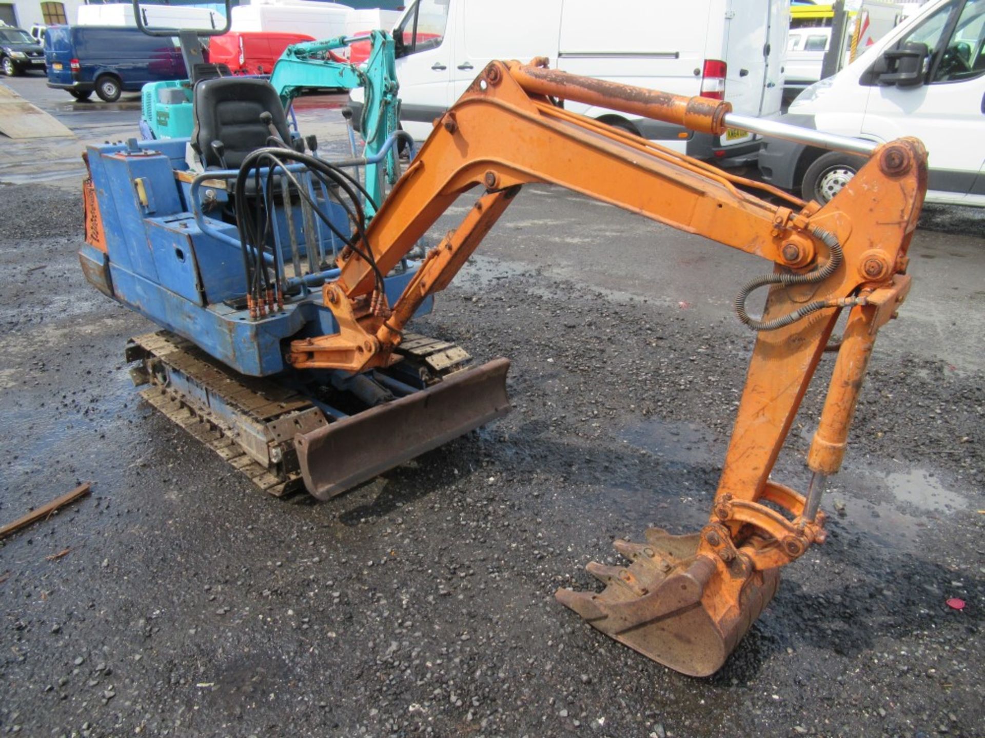 KUBOTA KH-012 MINI DIGGER, 2184 HOURS NOT WARRANTED [+ VAT] - Image 3 of 4