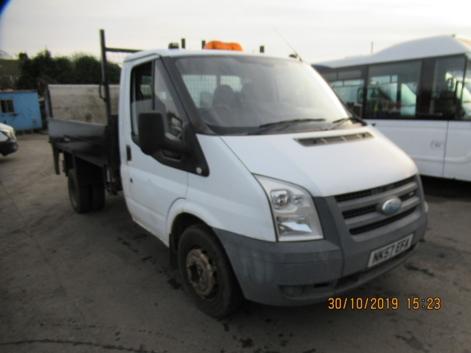 57 reg FORD TRANSIT 100 T430M RWD TIPPER, 1ST REG 09/07, TEST 07/20, 130260KM, V5 HERE, 1 OWNER FROM