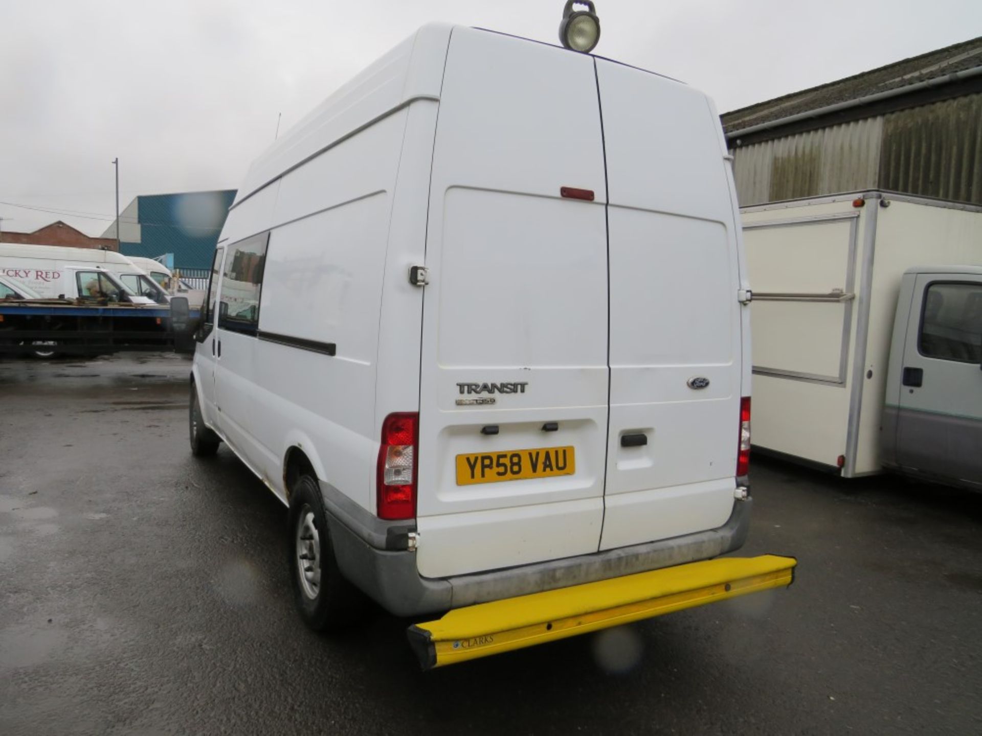 58 reg FORD TRANSIT 100 T350L RWD PANEL VAN, 1ST REG 01/09, 134684M WARRANTED, V5 HERE, 1 FORMER - Image 3 of 6