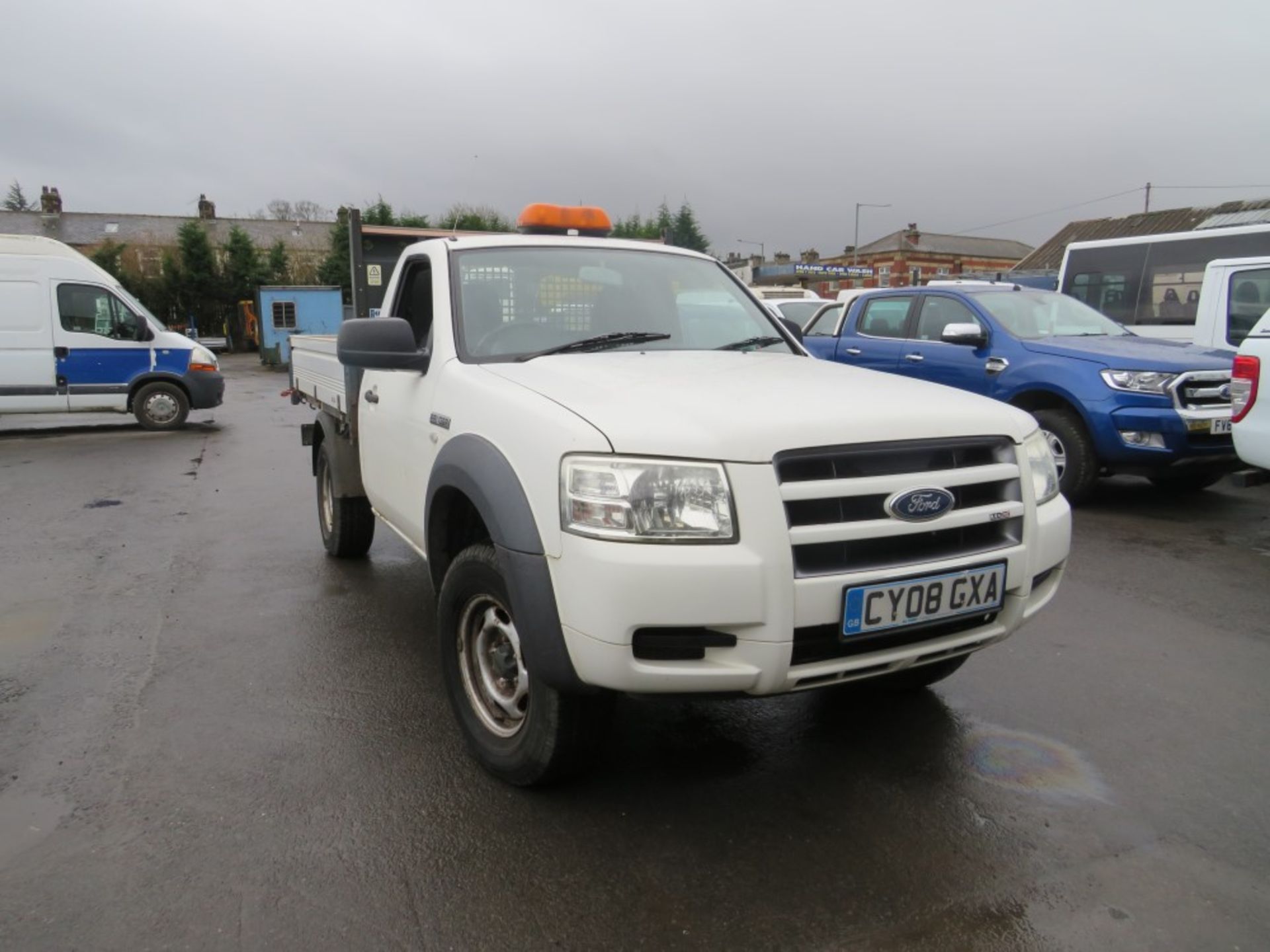 08 reg FORD RANGER TDCI TIPPER (DIRECT COUNCIL) 1ST REG 05/08, TEST 04/20, 53360M WARRANTED, V5