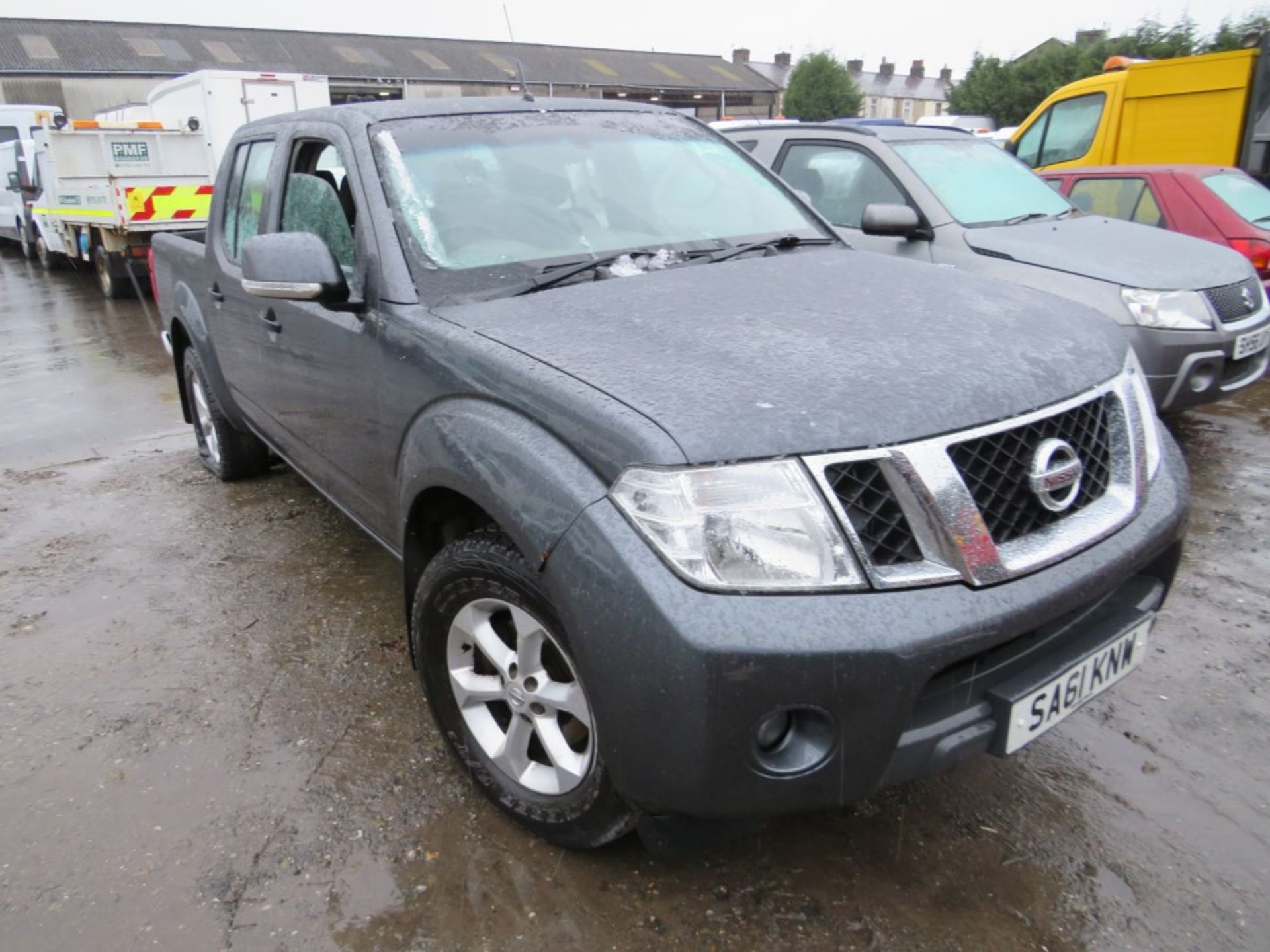 61 reg NISSAN NAVARA ACENTA D/C DCI, 1ST REG 09/11, 149854M NOT WARRANTED, V5 HERE, 1 FORMER