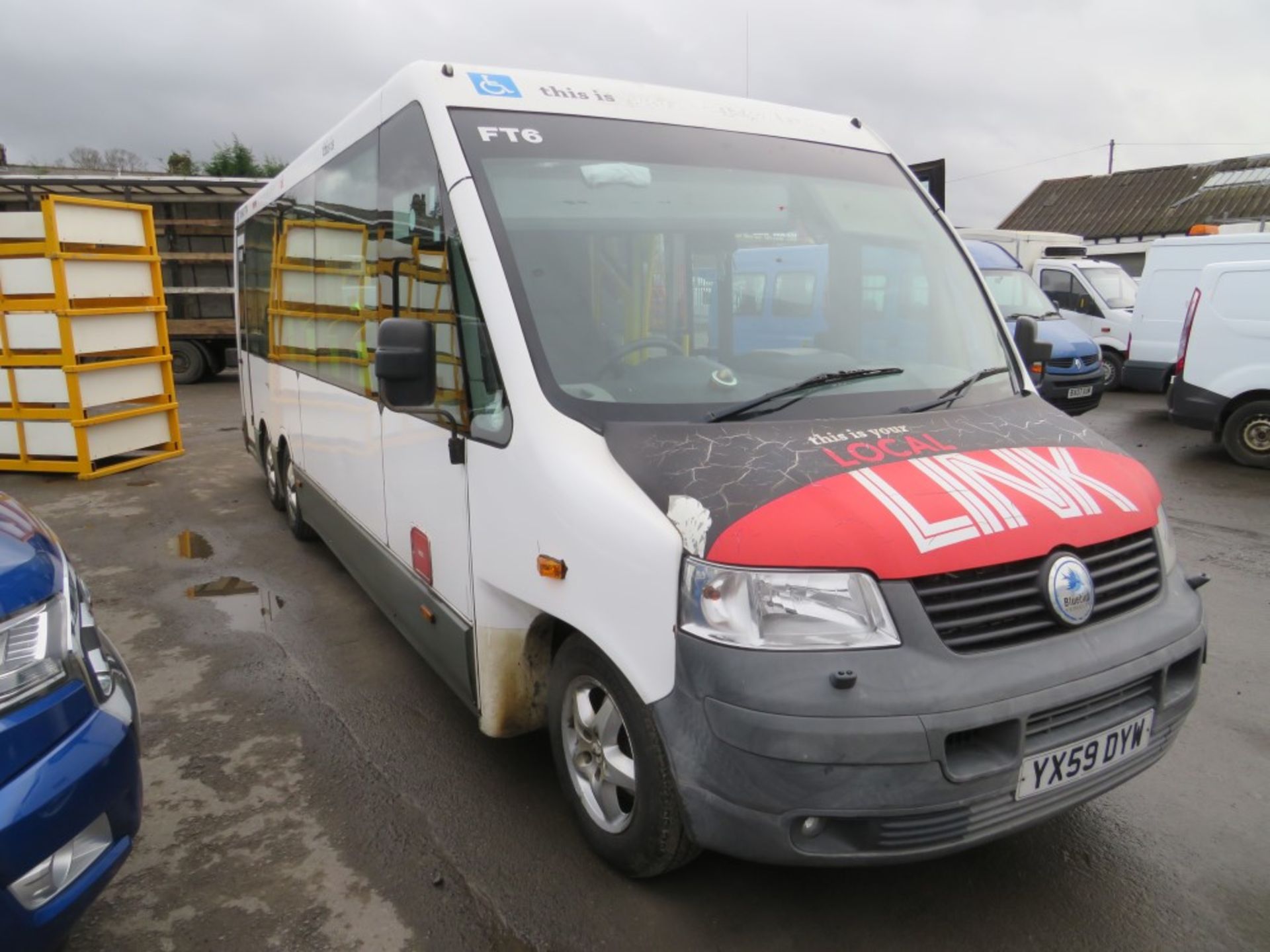 59 reg VW BLUEBIRD 17 SEAT MINIBUS, 1ST REG 01/10, 235114M WARRANTED, V5 HERE, 1 OWNER FROM NEW [+