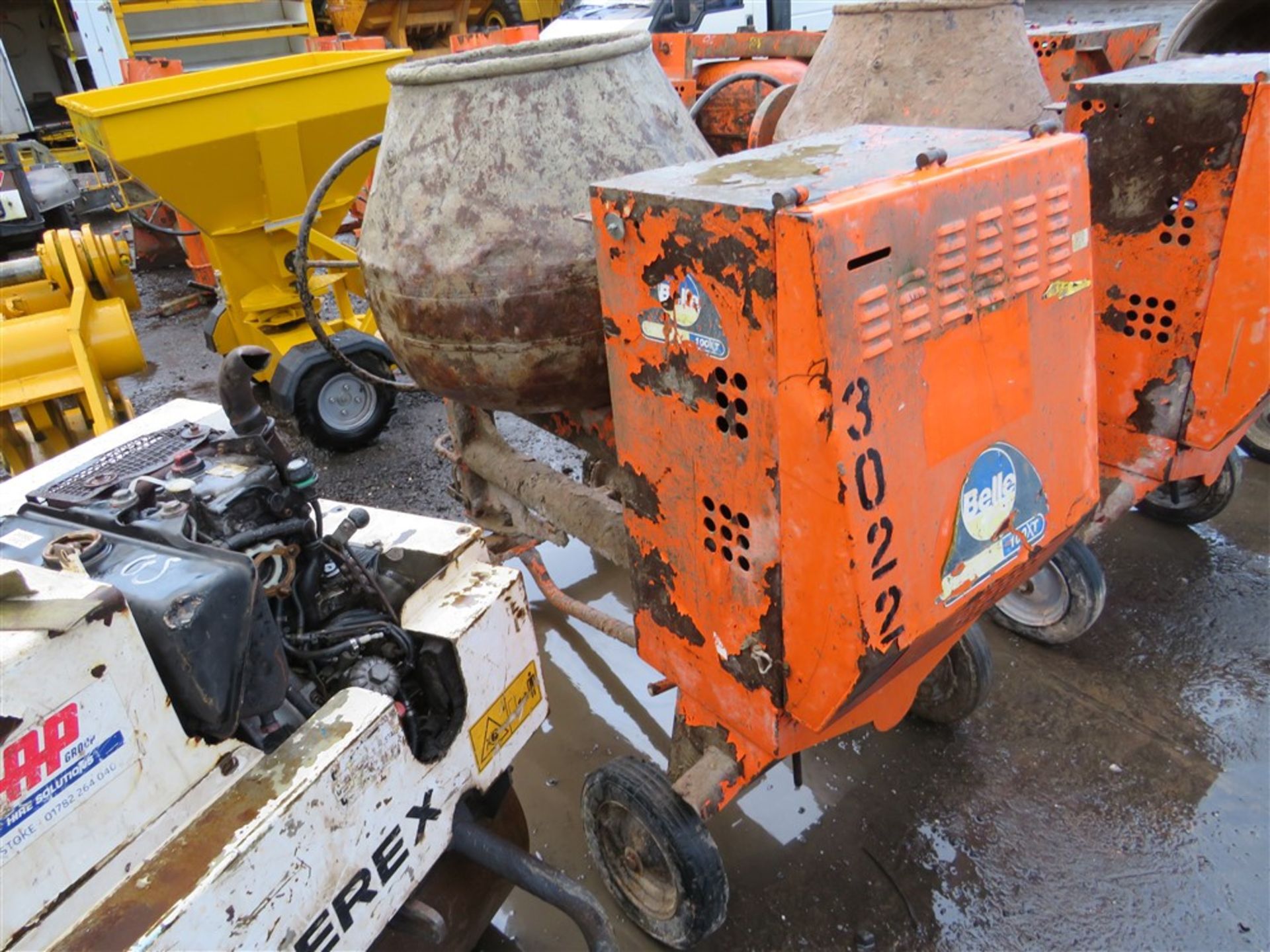 BELLE 5/3.5 ELECTRIC START DIESEL MIXER (3022) [+ VAT]