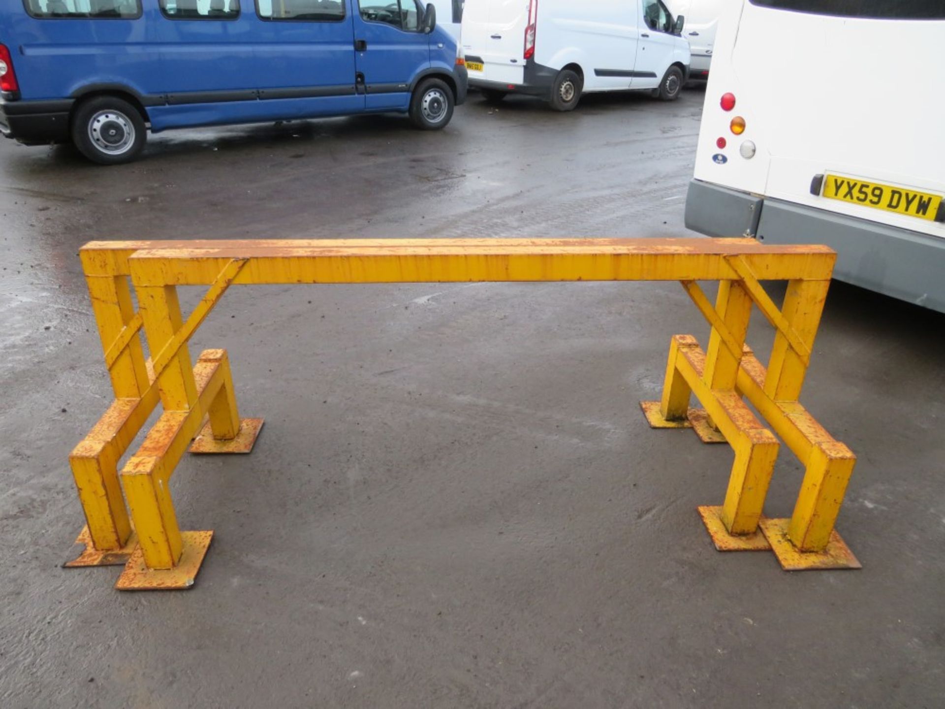 2 x HEAVY DUTY TRESTLES [NO VAT]