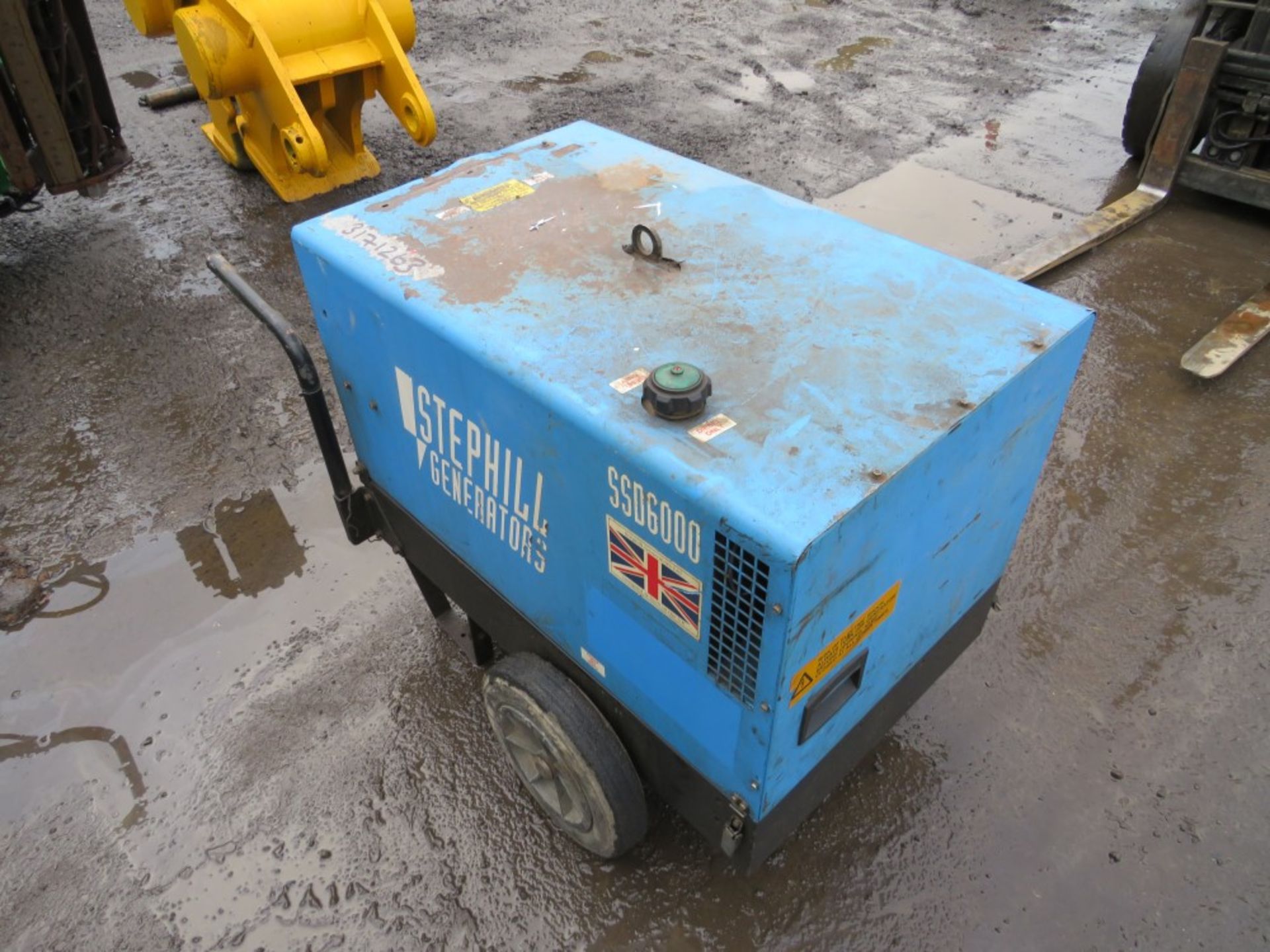 STEPHILL 6KVA DIESEL GENERATOR, 6439 HOURS (3171263) (DIRECT GAP) [+ VAT] - Image 2 of 2