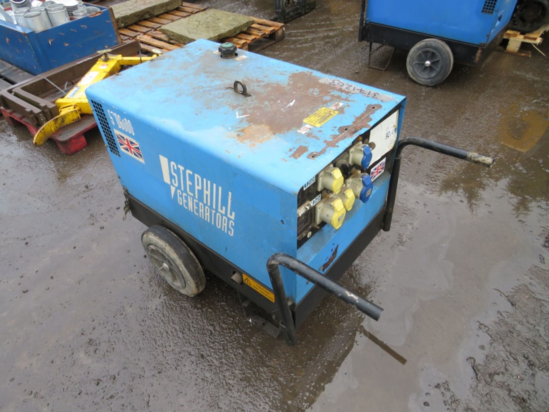 STEPHILL 6KVA DIESEL GENERATOR, 6439 HOURS (3171263) (DIRECT GAP) [+ VAT]