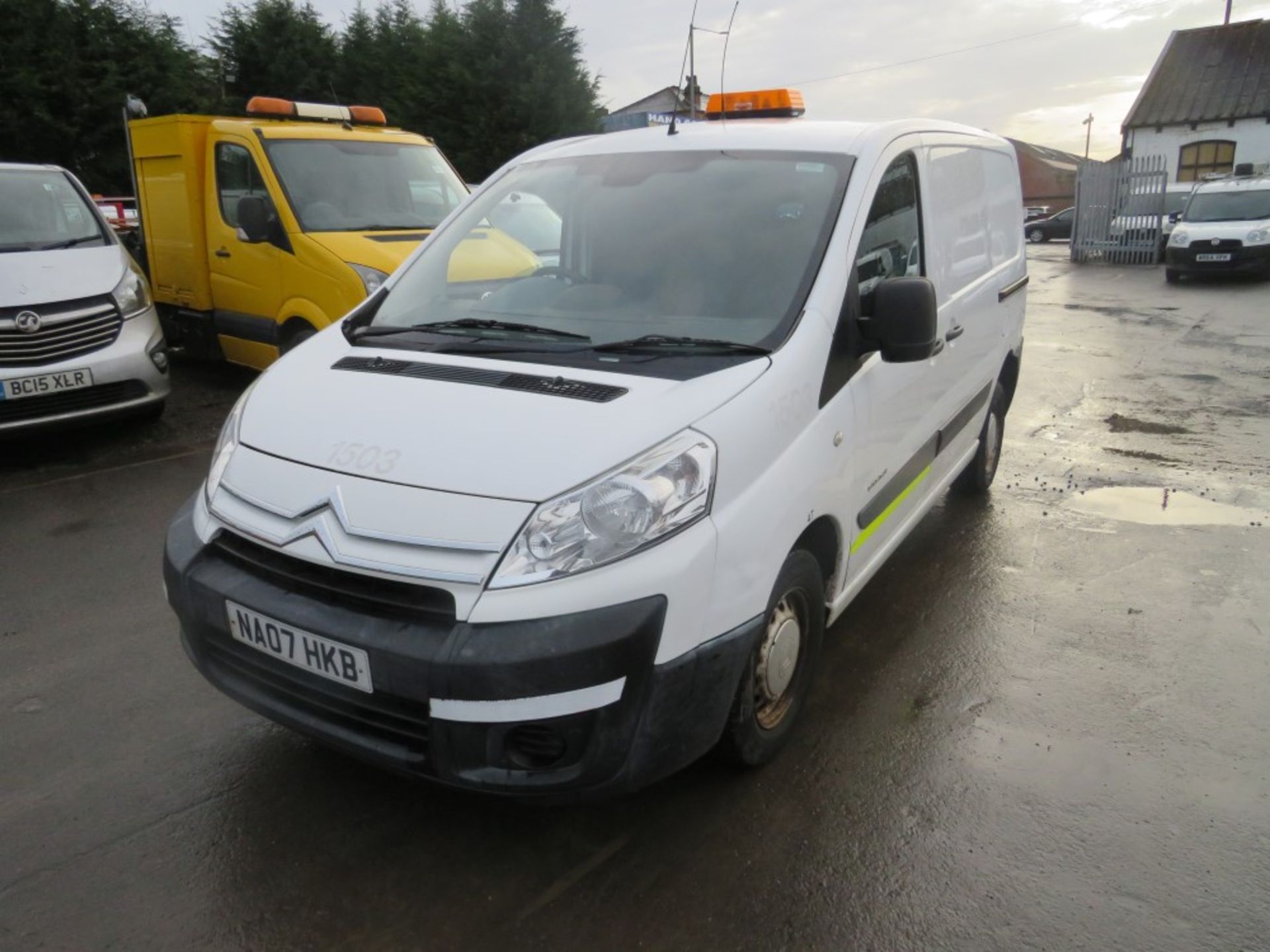 07 reg CITROEN DISPATCH 1000 HDI 90 SWB DOG VAN, 1ST REG 03/07, TEST 03/20, 85107M WARRANTED, V5 - Image 2 of 6