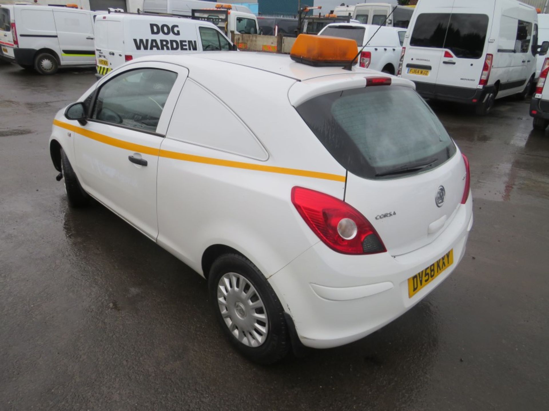 58 reg VAUXHALL CORSA CDTI VAN (DIRECT COUNCIL) 1ST REG 11/08, TEST 10/20, 110940M, V5 HERE, 1 - Image 3 of 5