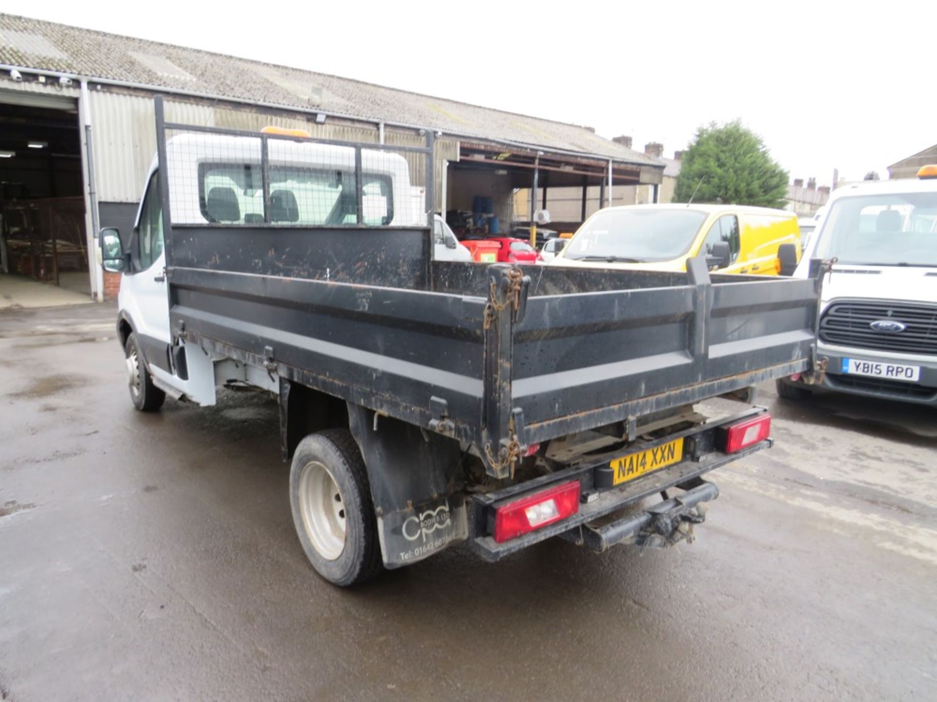 14 reg FORD TRANSIT 350 TIPPER, 1ST REG 06/14, TEST 06/20, 104428M, V5 HERE, 1 FORMER KEEPER [+ - Image 3 of 5