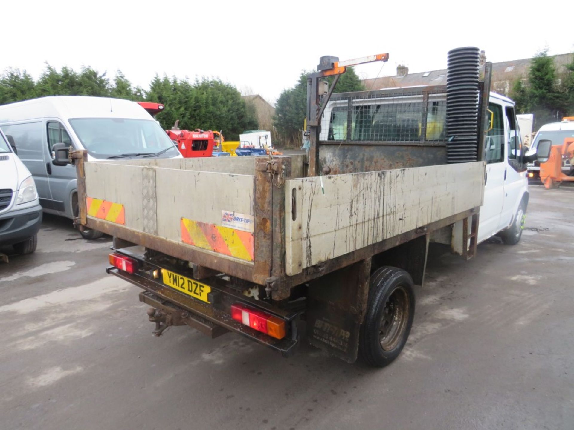 12 reg FORD TRANSIT 100 T350 RWD TIPPER (DIRECT COUNCIL) 1ST REG 08/12, TEST 07/20, 68537M, V5 HERE, - Image 4 of 5