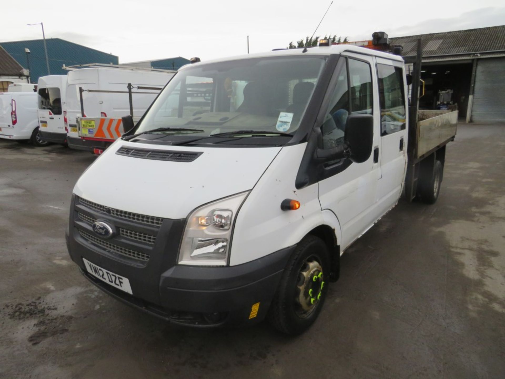 12 reg FORD TRANSIT 100 T350 RWD TIPPER (DIRECT COUNCIL) 1ST REG 08/12, TEST 07/20, 68537M, V5 HERE, - Image 2 of 5