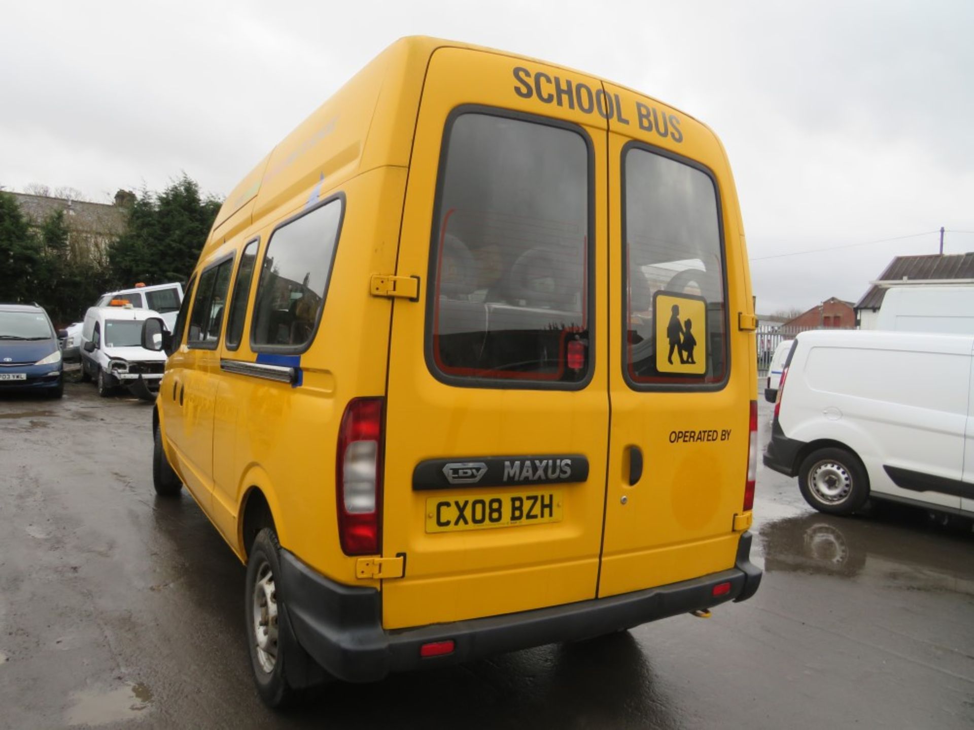 08 reg LDV MAXUS 3.9T 17S 120 MINIBUS (DIRECT COUNCIL) 1ST REG 03/08, TEST 02/20, 55587M, NO V5 [+ - Image 3 of 6