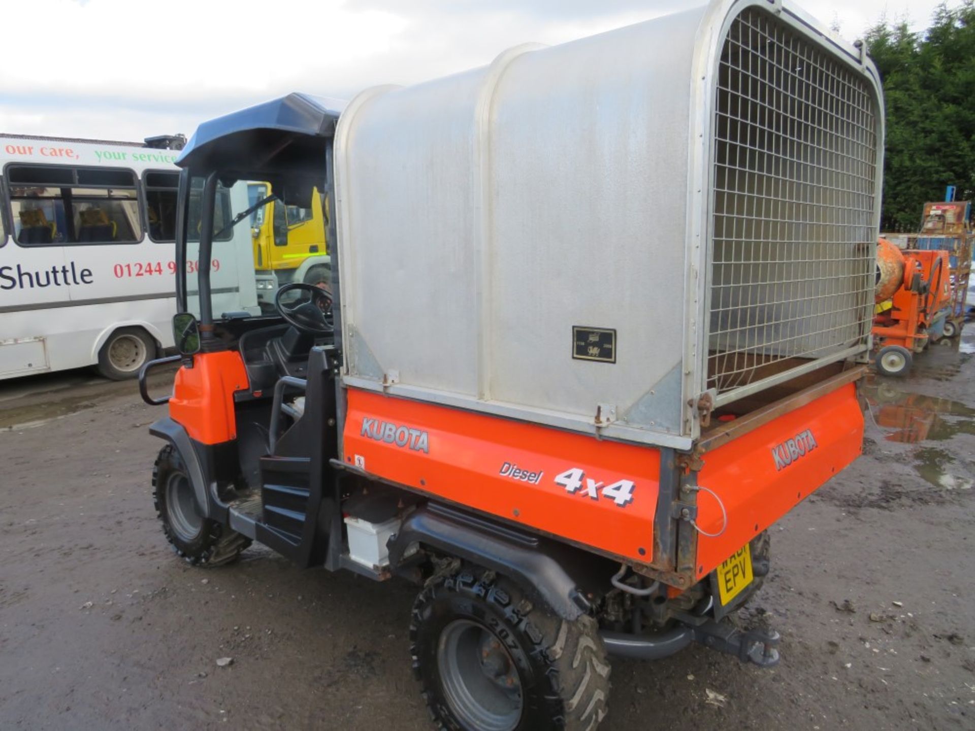 61 reg KUBOTA RTV 4X4, 1814 HOURS NOT WARRANTD, NO V5 [NO VAT] - Image 4 of 5