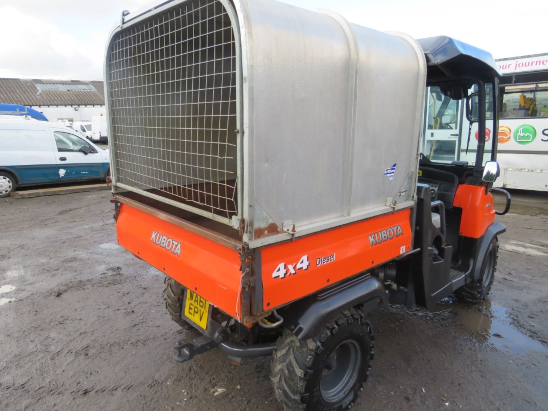 61 reg KUBOTA RTV 4X4, 1814 HOURS NOT WARRANTD, NO V5 [NO VAT] - Image 3 of 5