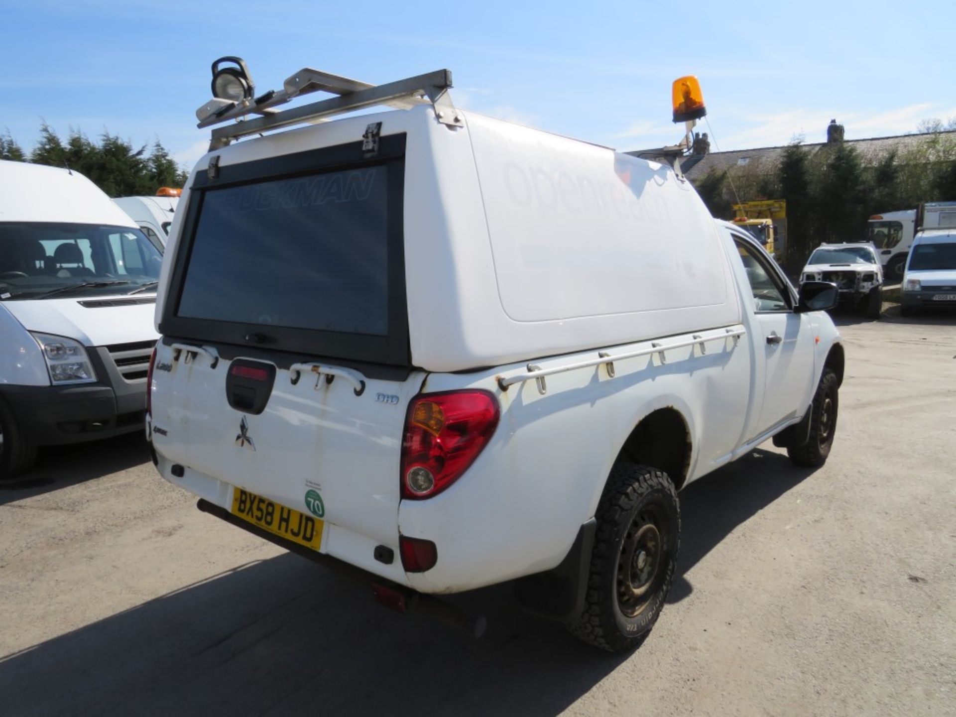 58 reg MITSUBISHI L200 4WORK S/C PICKUP, 1ST REG 09/08, TEST 04/20, 155379M WARRANTED, V5 HERE, 1 - Bild 4 aus 6