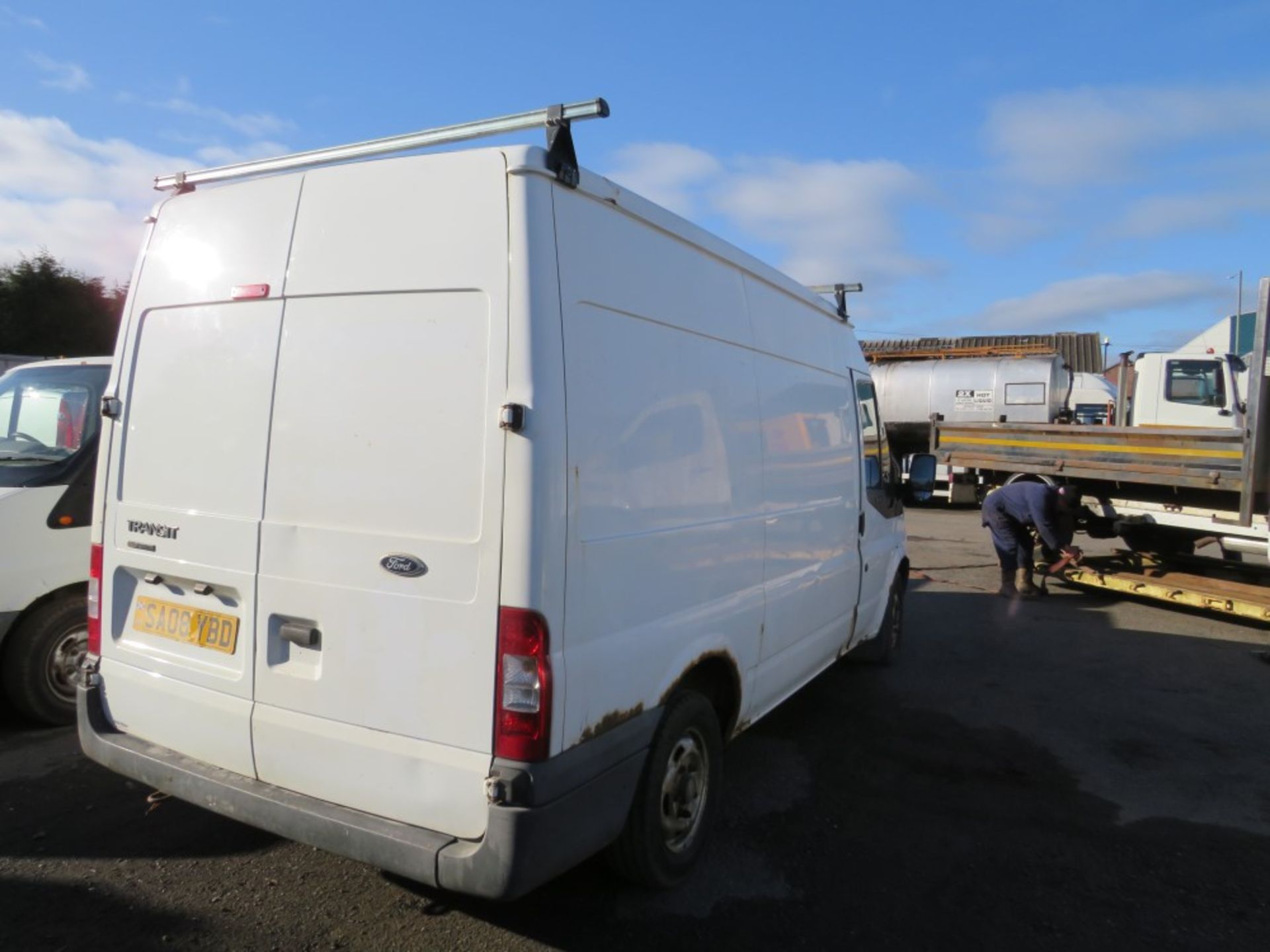 08 reg FORD TRANSIT 110 T300M FWD VAN, 1ST REG 06/08, 152197M NOT WARRANTED, V5 HERE, 2 FORMER - Bild 4 aus 6