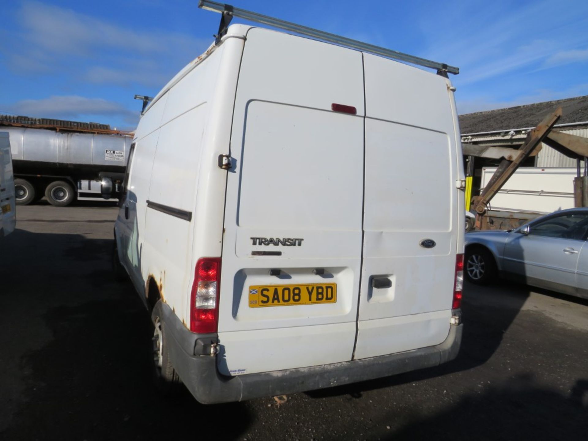 08 reg FORD TRANSIT 110 T300M FWD VAN, 1ST REG 06/08, 152197M NOT WARRANTED, V5 HERE, 2 FORMER - Bild 3 aus 6