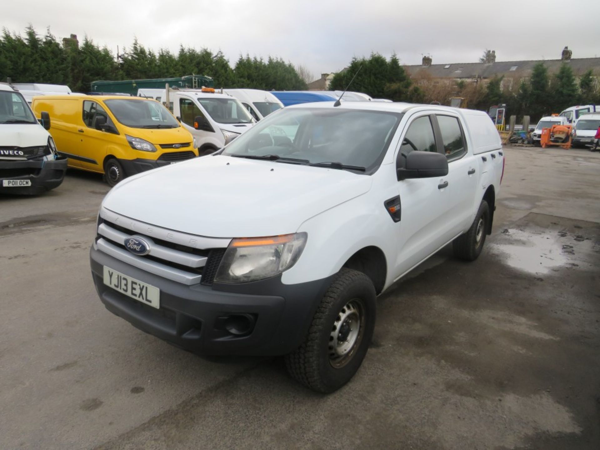 13 reg FORD RANGER XL 4X4 TDCI DOUBLE CAB PICKUP, 1ST REG 03/13, TEST 01/21, 158577M WARRANTED, V5 - Bild 2 aus 5