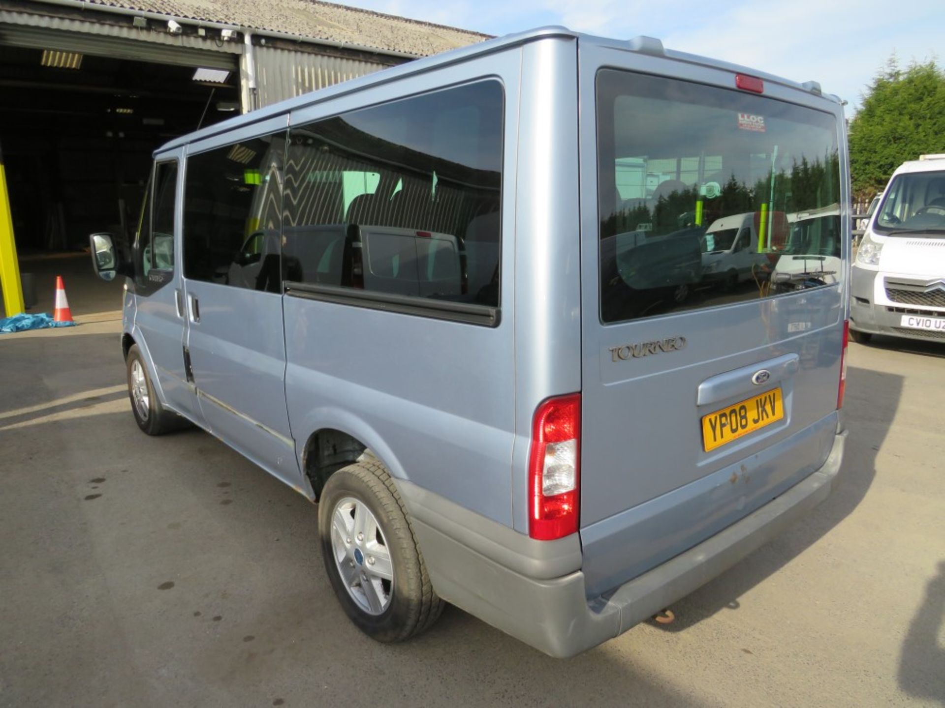 08 reg FORD TRANSIT 280 GLX TOURNEO MINIBUS, 1ST REG 04/08, TEST 01/21, 142047M WARRANTED, V5 - Image 3 of 7