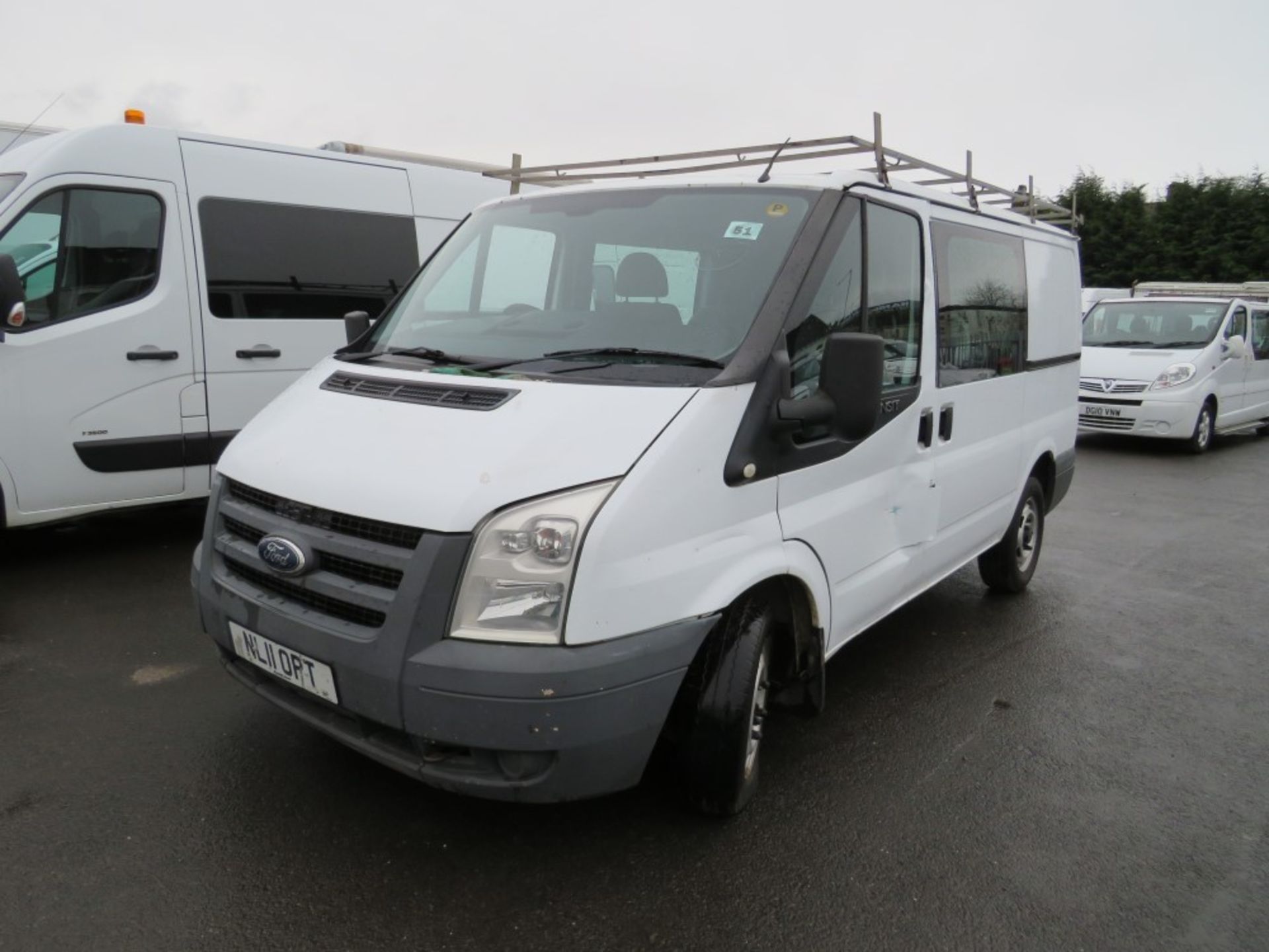 11 reg FORD TRANSIT 85 T280S D/C FWD, 1ST REG 03/11, TEST 02/21, 163483M, V5 HERE, 2 FORMER - Bild 2 aus 6