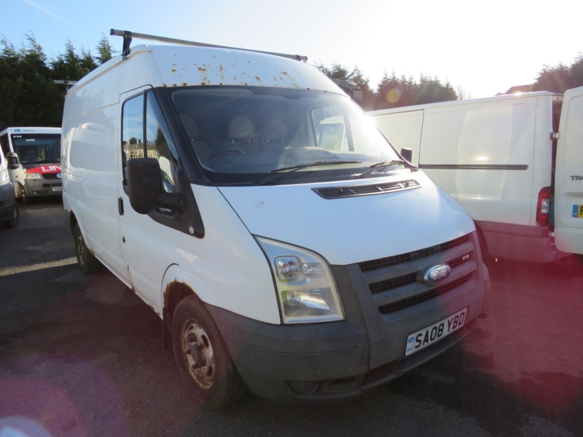 08 reg FORD TRANSIT 110 T300M FWD VAN, 1ST REG 06/08, 152197M NOT WARRANTED, V5 HERE, 2 FORMER