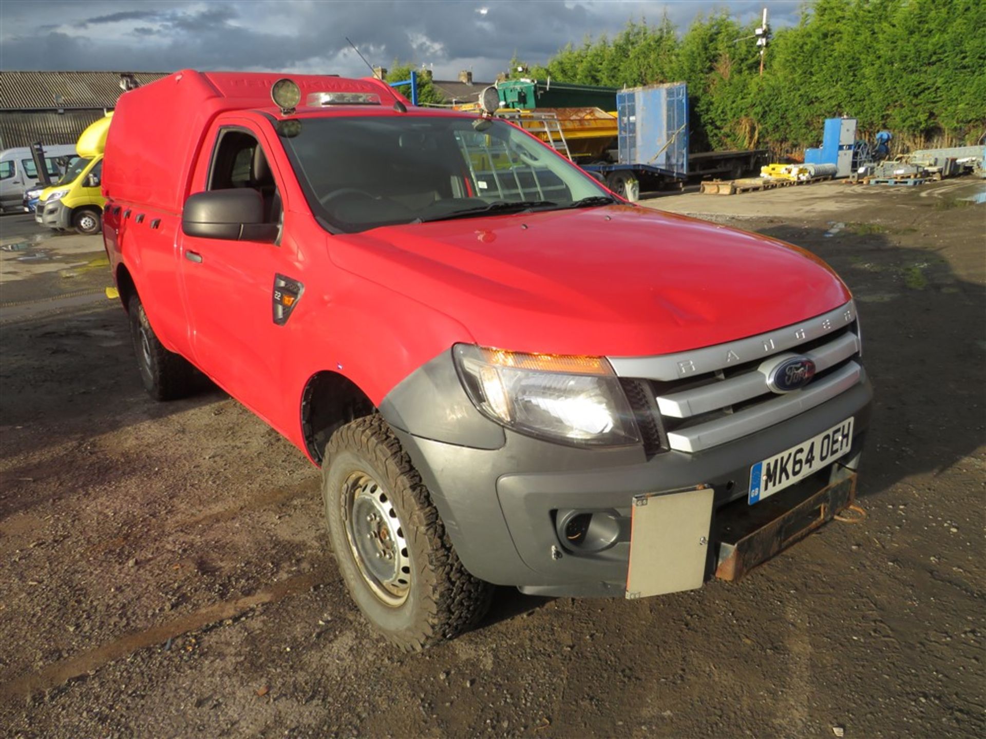 64 reg FORD RANGER XL 4x4 TDCI, 1ST REG 09/14, 120903M WARRANTED, V5 HERE, 1 OWNER FROM NEW [NO