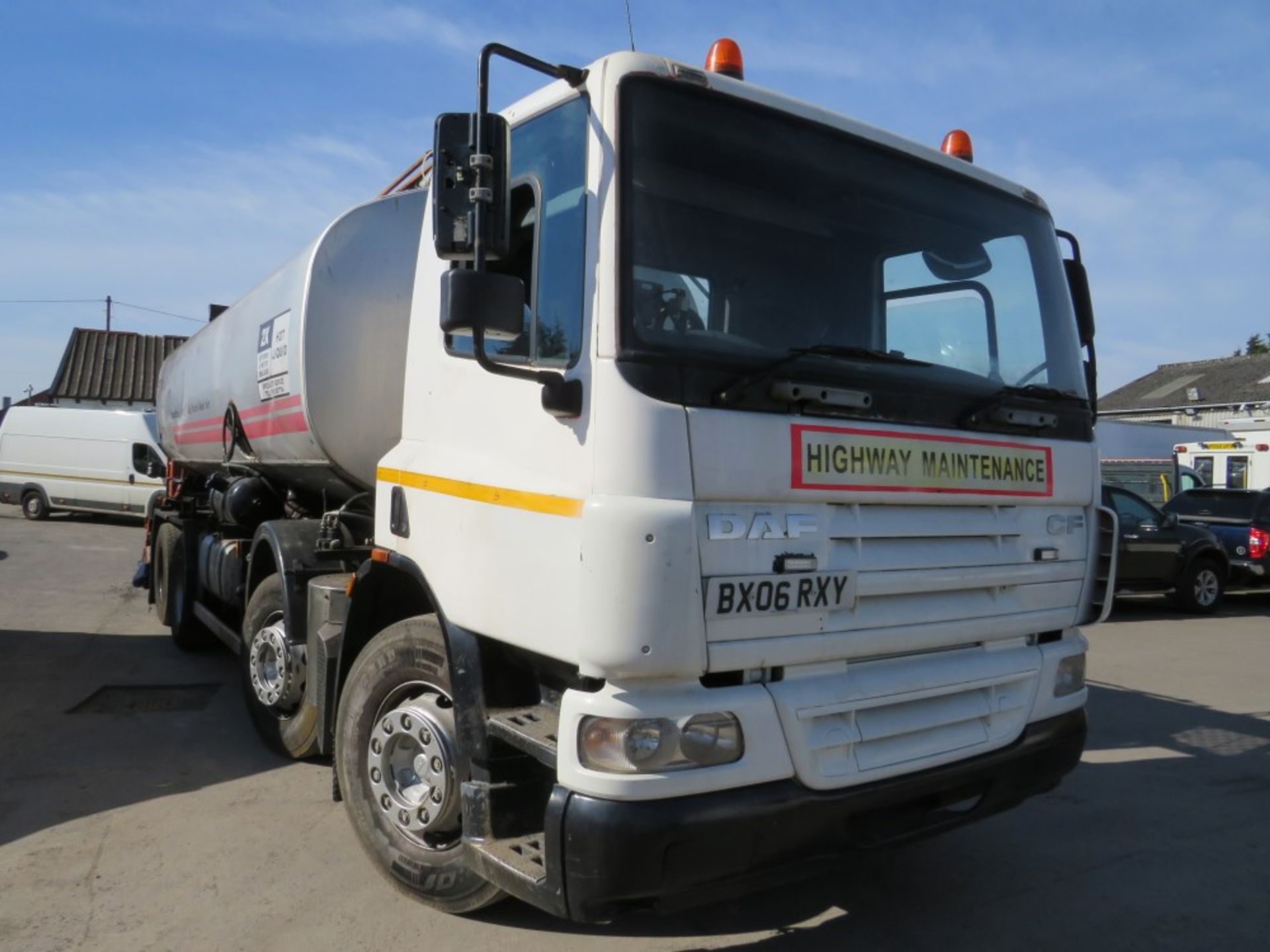 06 reg DAF FAD CF75.360 TAR SPRAYER, TEST 03/21, 402281KM NOT WARRANTED, V5 HERE, 1 FORMER KEEPER [+