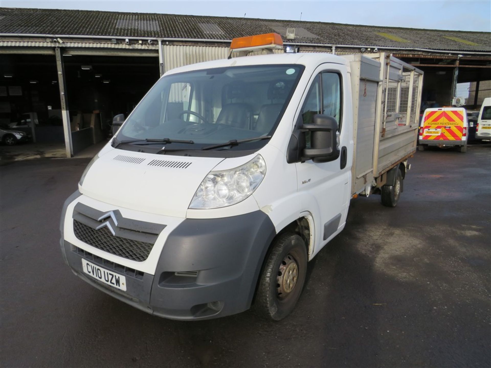 10 reg CITROEN RELAY 35 HDI LWB CAGED DROPSIDE, 1ST REG 03/10, TEST 11/20, 123811M WARRANTED, V5 - Image 2 of 5