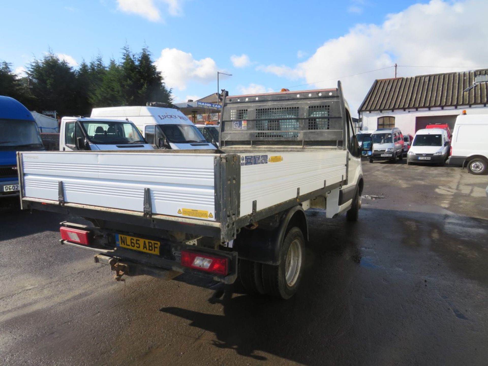 65 reg FORD TRANSIT 350 TIPPER, 1ST REG 01/16, TEST 03/21, 81487M NOT WARRANTED, V5 HERE, 1 OWNER - Image 4 of 5