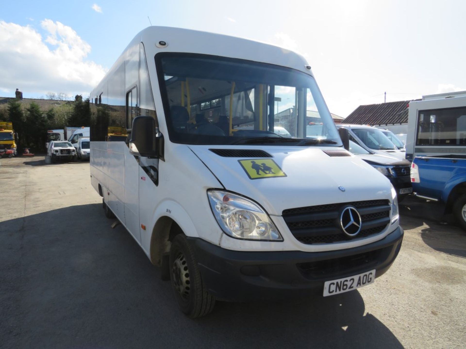 62 reg MERCEDES SPRINTER 513 CDI MINIBUS (DIRECT COUNCIL) 1ST REG 12/12, TEST 11/20, 59791M. V5