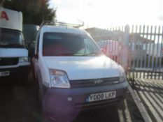 08 reg FORD TRANSIT CONNECT T230 L90, 1ST REG 03/08, TEST 03/20, OLD STYLE V5 HERE, 1 OWNER FROM NEW