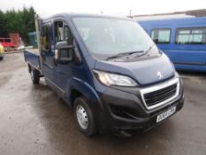 65 reg PEUGEOT BOXER CREW CAB DROPSIDE, 1ST REG 09/15, TEST 10/20, 79275M WARRANTED, V5 HERE, 1