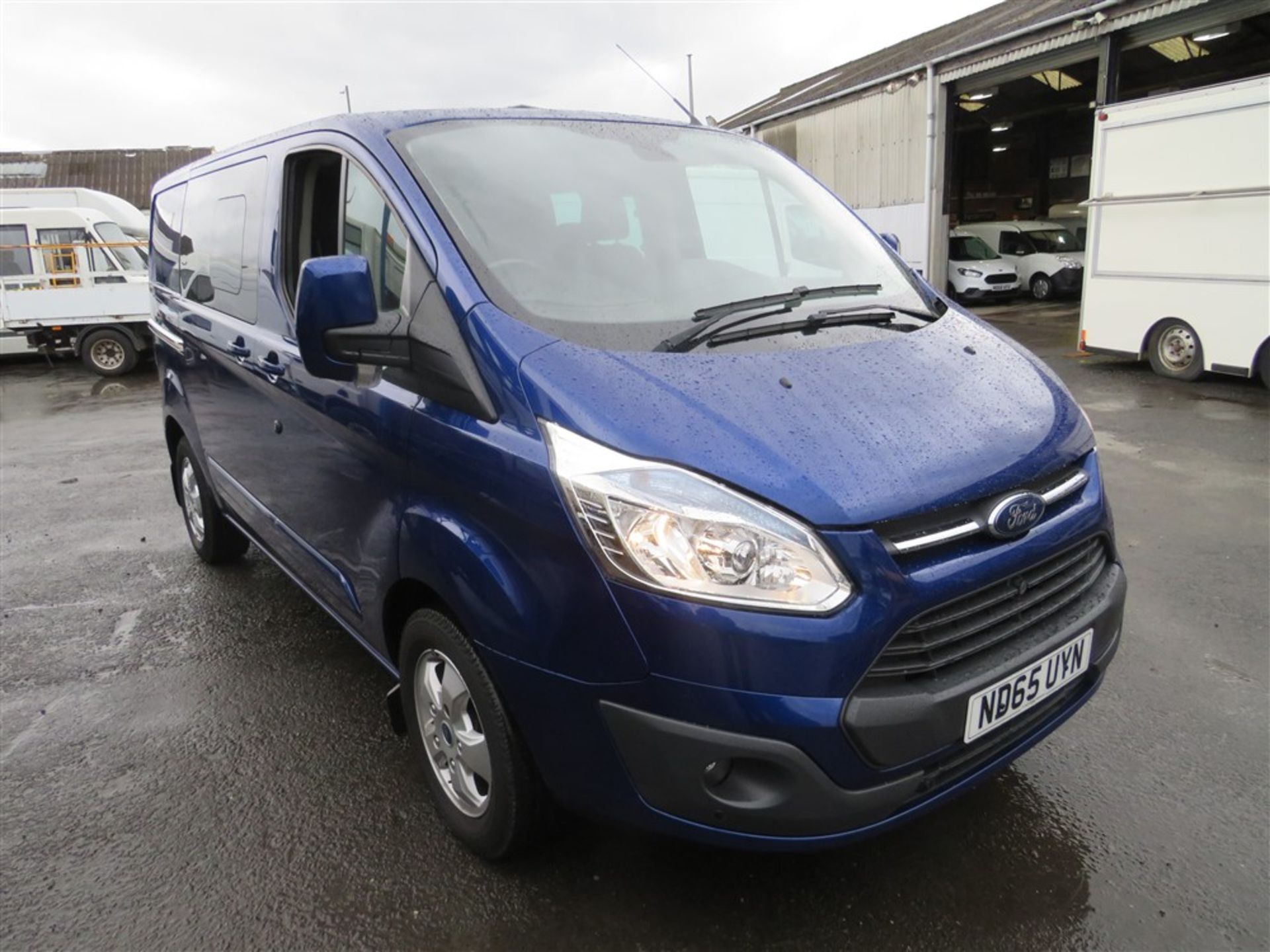 65 reg FORD TRANSIT CUSTOM CREW VAN, 1ST REG 01/16, 64385M NOT WARRANTED, NO V5 [NO VAT]