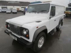 13 reg LAND ROVER DEFENDER 110 HARD TOP TD, 1ST REG 06/13, TEST 01/21, 142170M WARRANTED, V5 HERE, 1