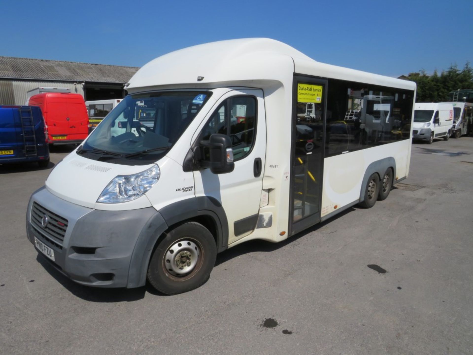 10 reg FIAT DUCATO MAXI TRI AXLE MINIBUS (DIRECT COUNCIL) 1ST REG 04/10, 235280KM, V5 HERE, 1 - Image 2 of 6