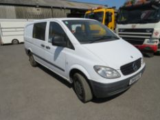 56 reg MERCEDES VITO 111 CDI LWB 5 SEAT CREW VAN, 1ST REG 12/06, 154082M WARRANTED, V5 HERE, 1 OWNER