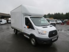 16 reg FORD TRANSIT 350 DIESEL LUTON VAN, 1ST REG 03/16, 109667M NOT WARRANTED, V5 HERE, 1 OWNER