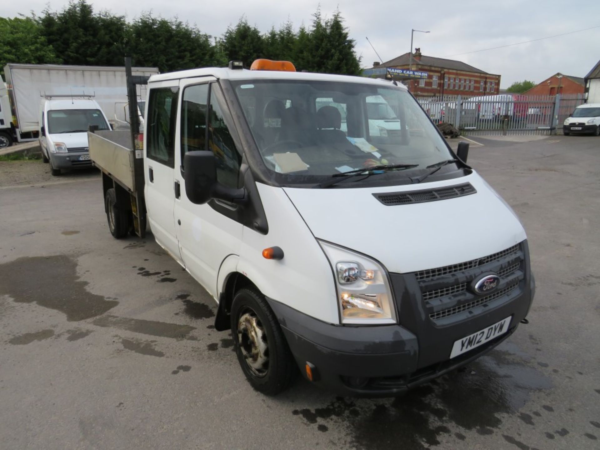 12 reg FORD TRANSIT 100 T350 DOUBLE CAB TIPPER (DIRECT COUNCIL) 1ST REG 08/12, TEST 07/20, 40846M,