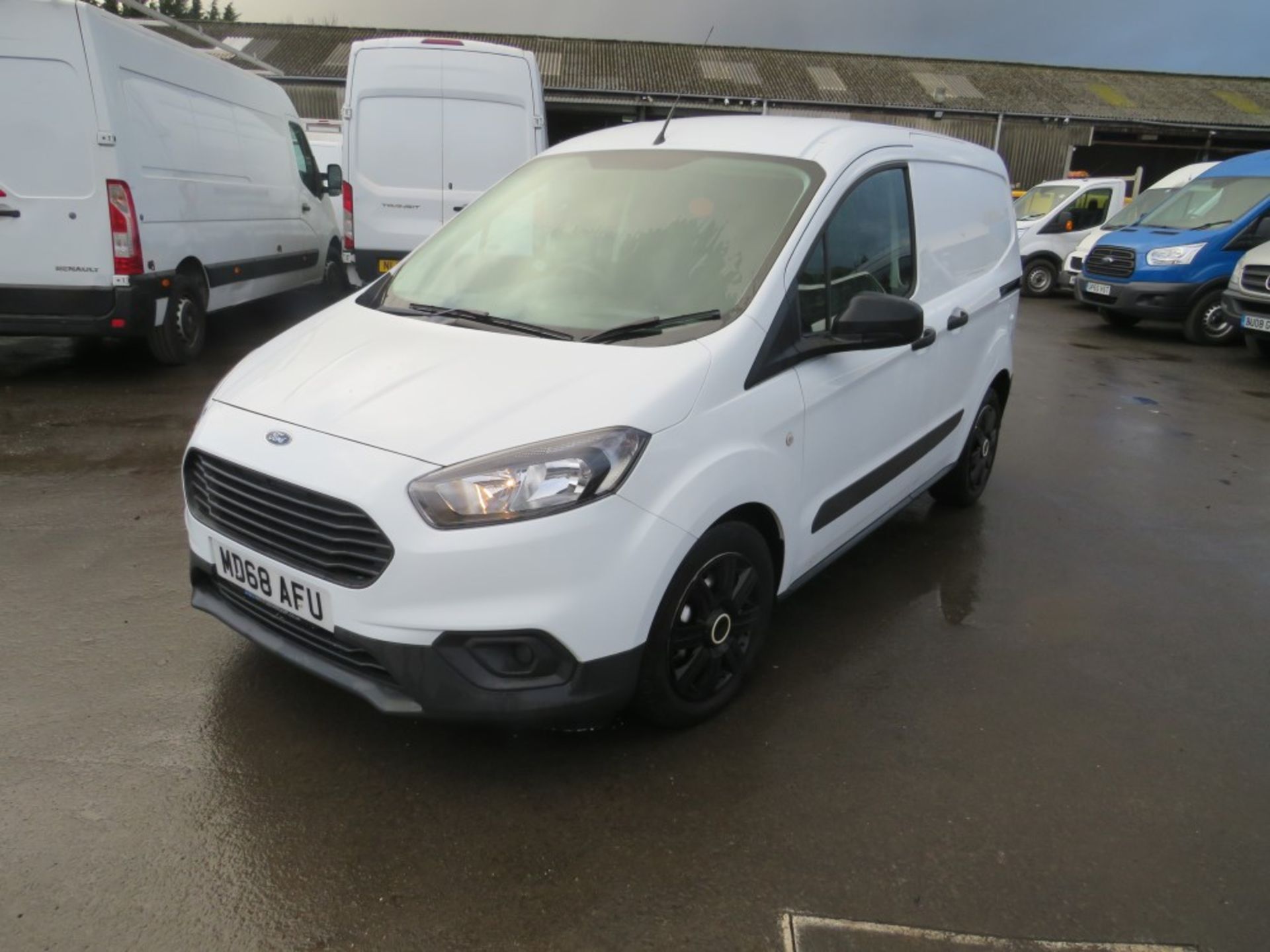 68 reg FORD TRANSIT COURIER BASE TDCI, 1ST REG 01/19, 17353M, V5 HERE, 1 OWNER FROM NEW [NO VAT] - Image 2 of 6