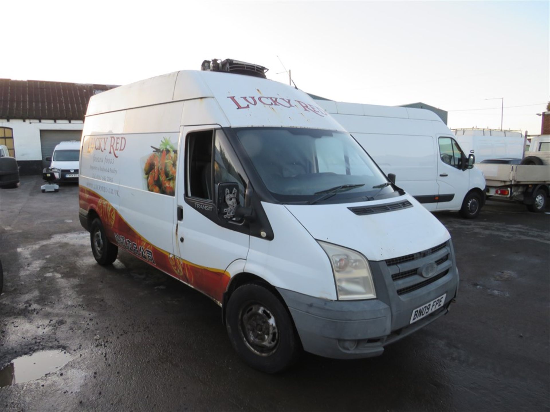 09 reg FORD TRANSIT T350 RWD FRIDGE VAN, 1ST REG 07/09, 302411M WARRANTED, V5 MAY FOLLOW (NON