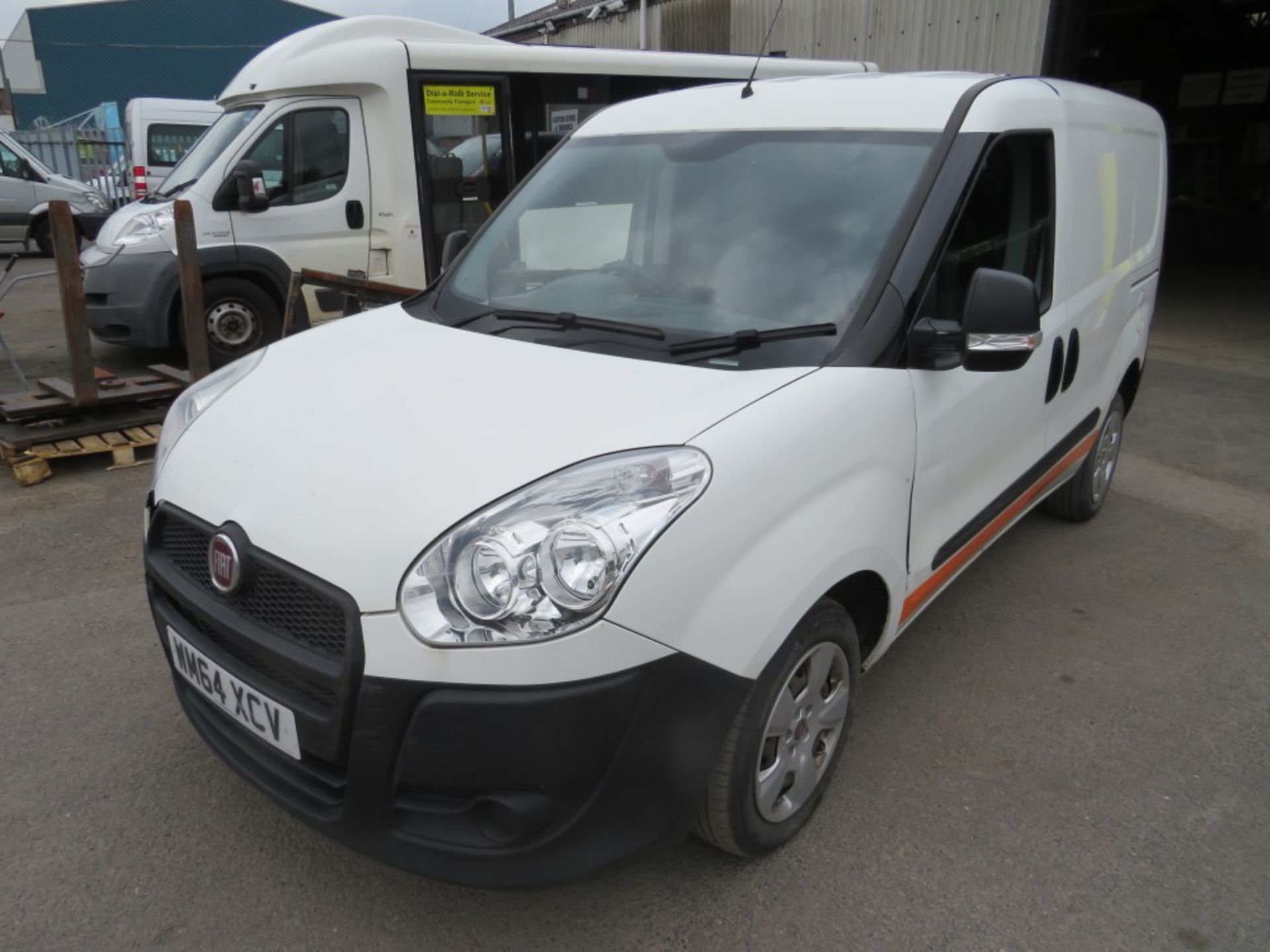 64 reg FIAT DOBLO 16V MULTIJET, 1ST REG 12/14, 82943M WARRANTED, V5 HERE [+ VAT] - Image 2 of 6