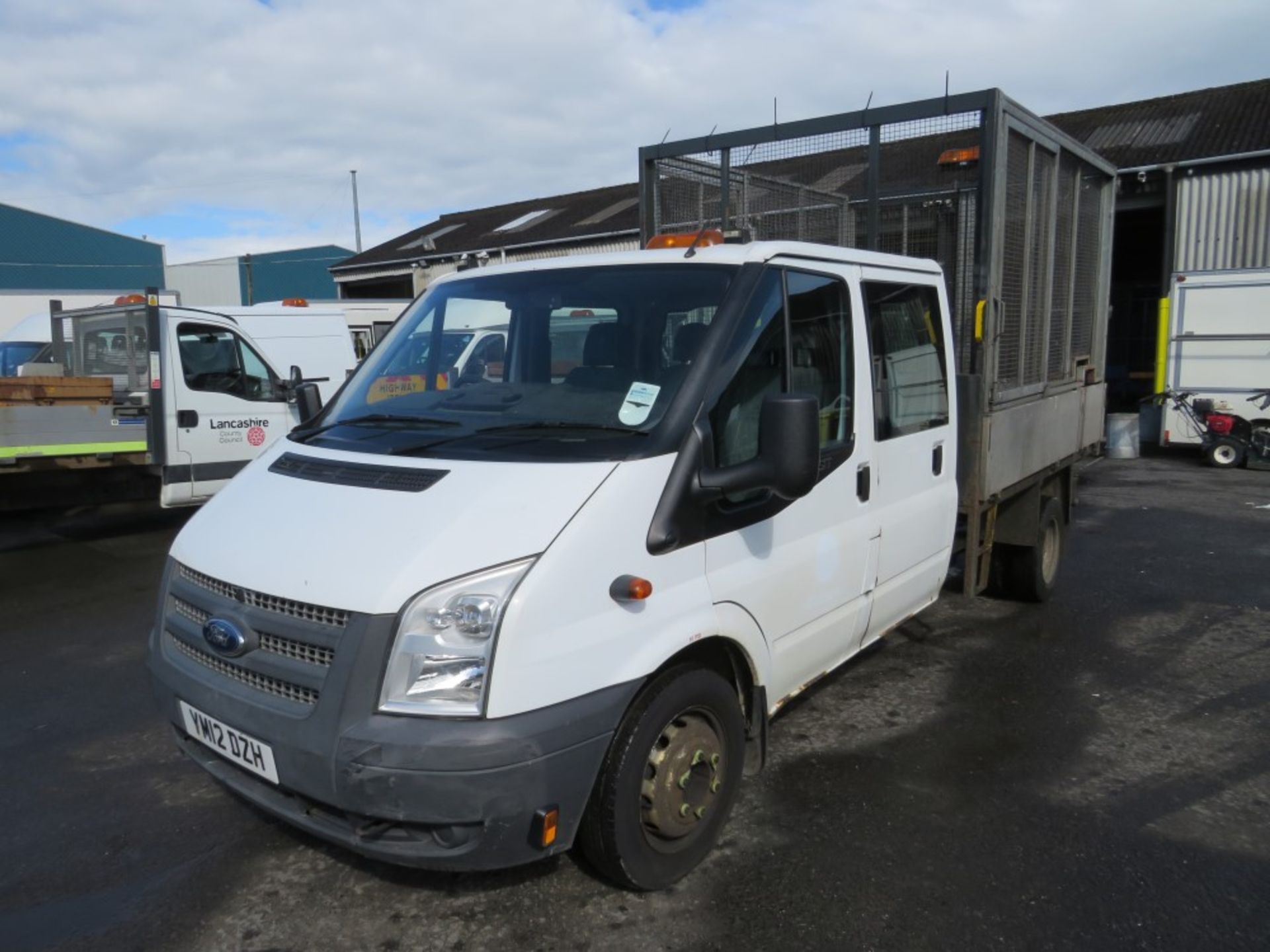 12 reg FORD TRANSIT 100 T350 RWD TIPPER (DIRECT COUNCIL) 1ST REG 08/12, TEST 07/20, 97485M, V5 HERE, - Image 2 of 5